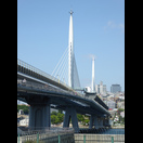 Die Metro-Brücke über das Goldene Horn (Haliç Metro Köprüsü)